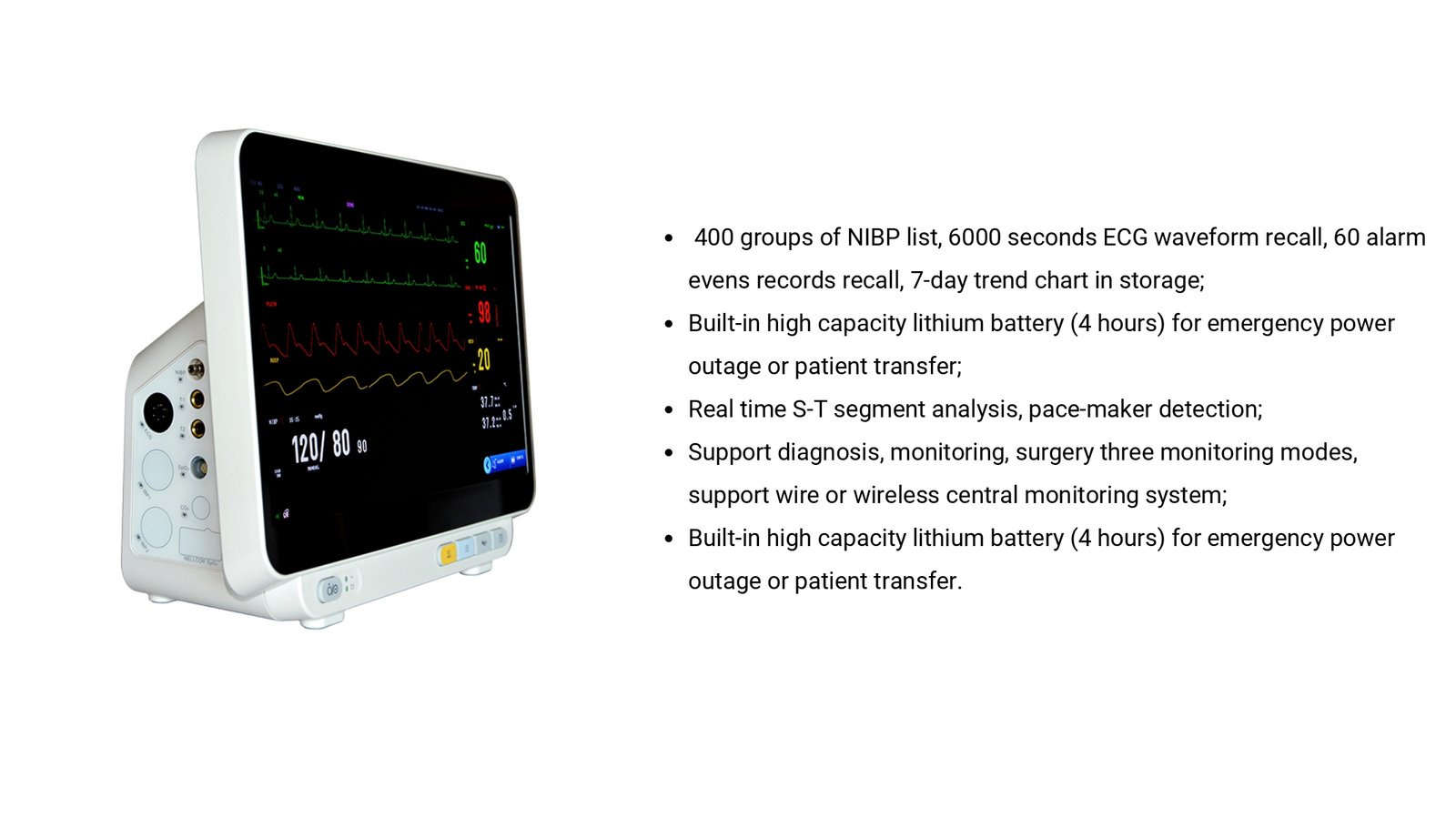 Multi-Parameter Patient Monitor YK-8000D