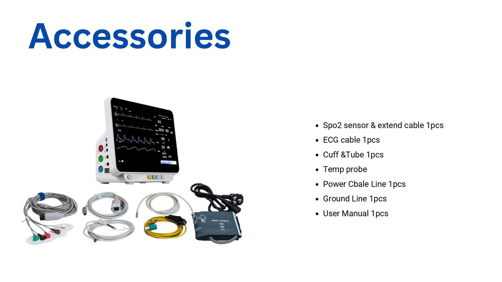 Multi-Parameter Patient Monitor YK-8000D