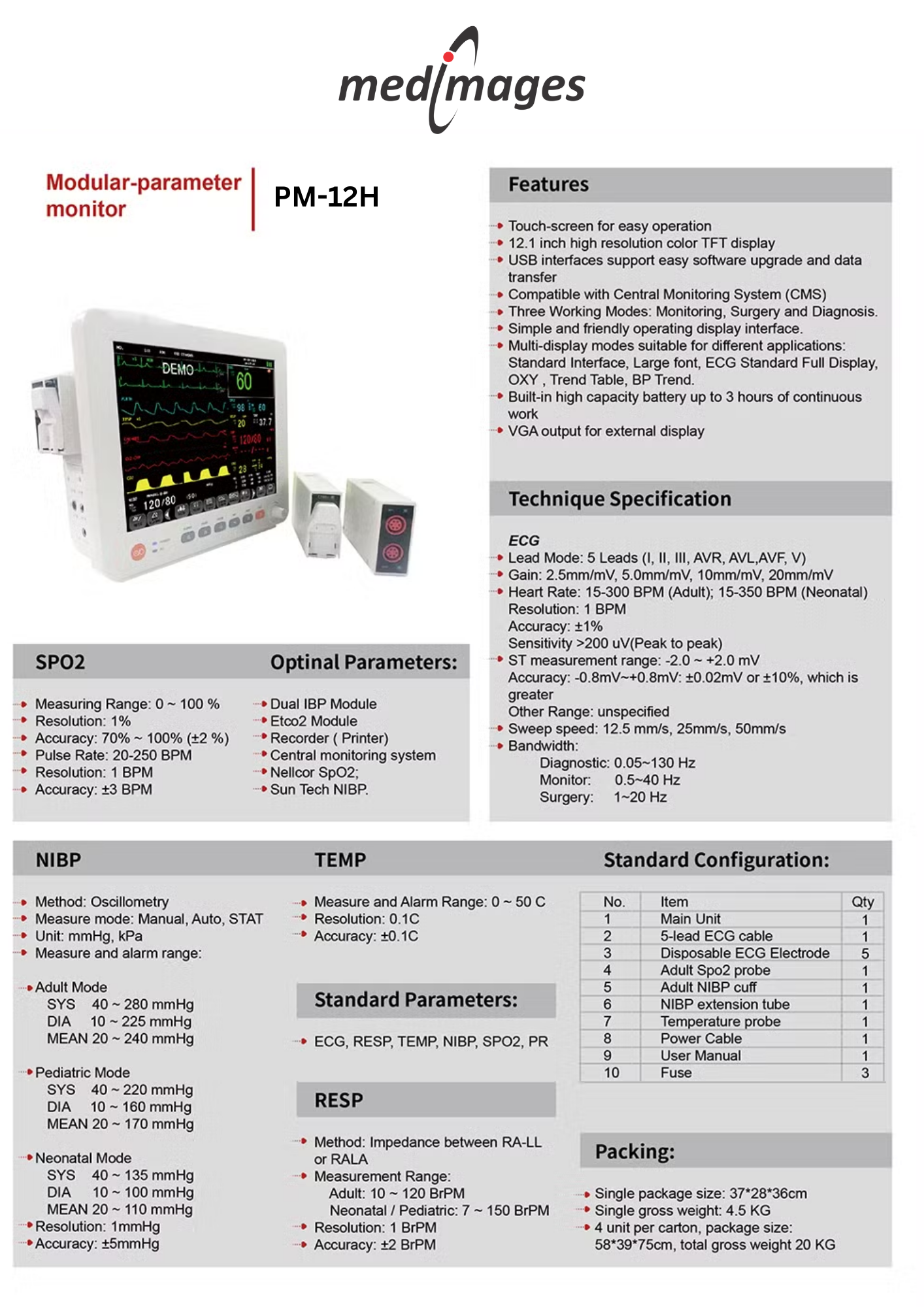 Modular Parameter Monitor PM12H