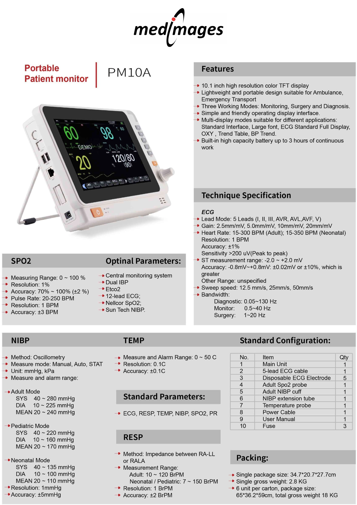 Portable Patient Monitor PM10A_PDF