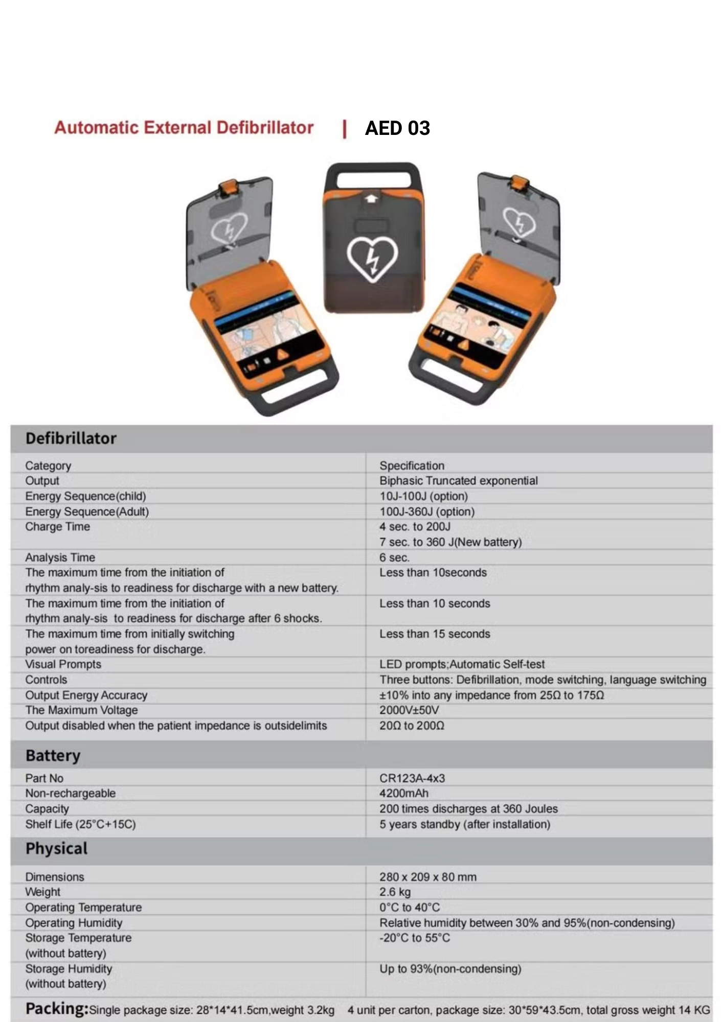 Automatic External Defibrillator AED03_PDF