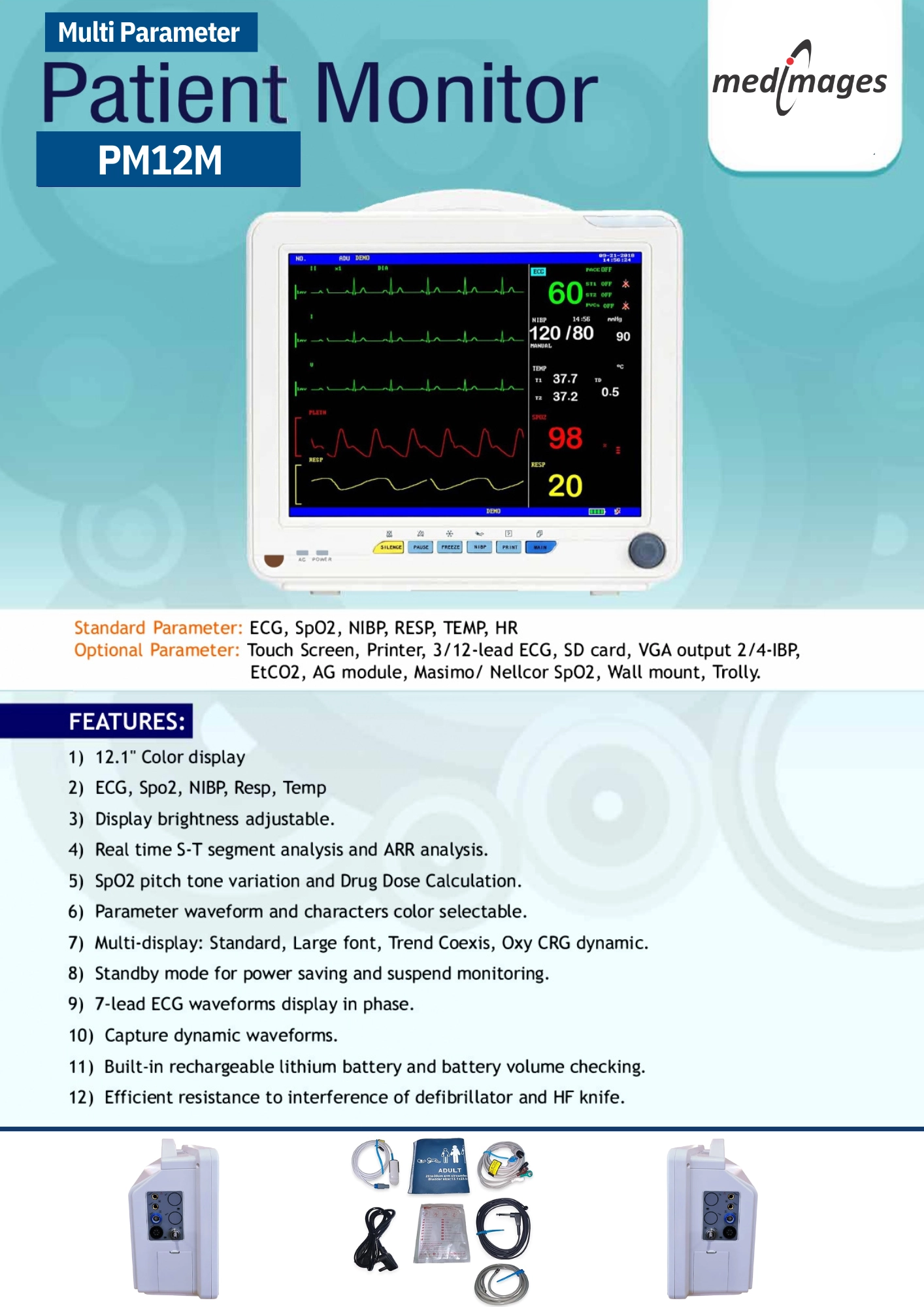 Multi Parameter Monitor PM12M