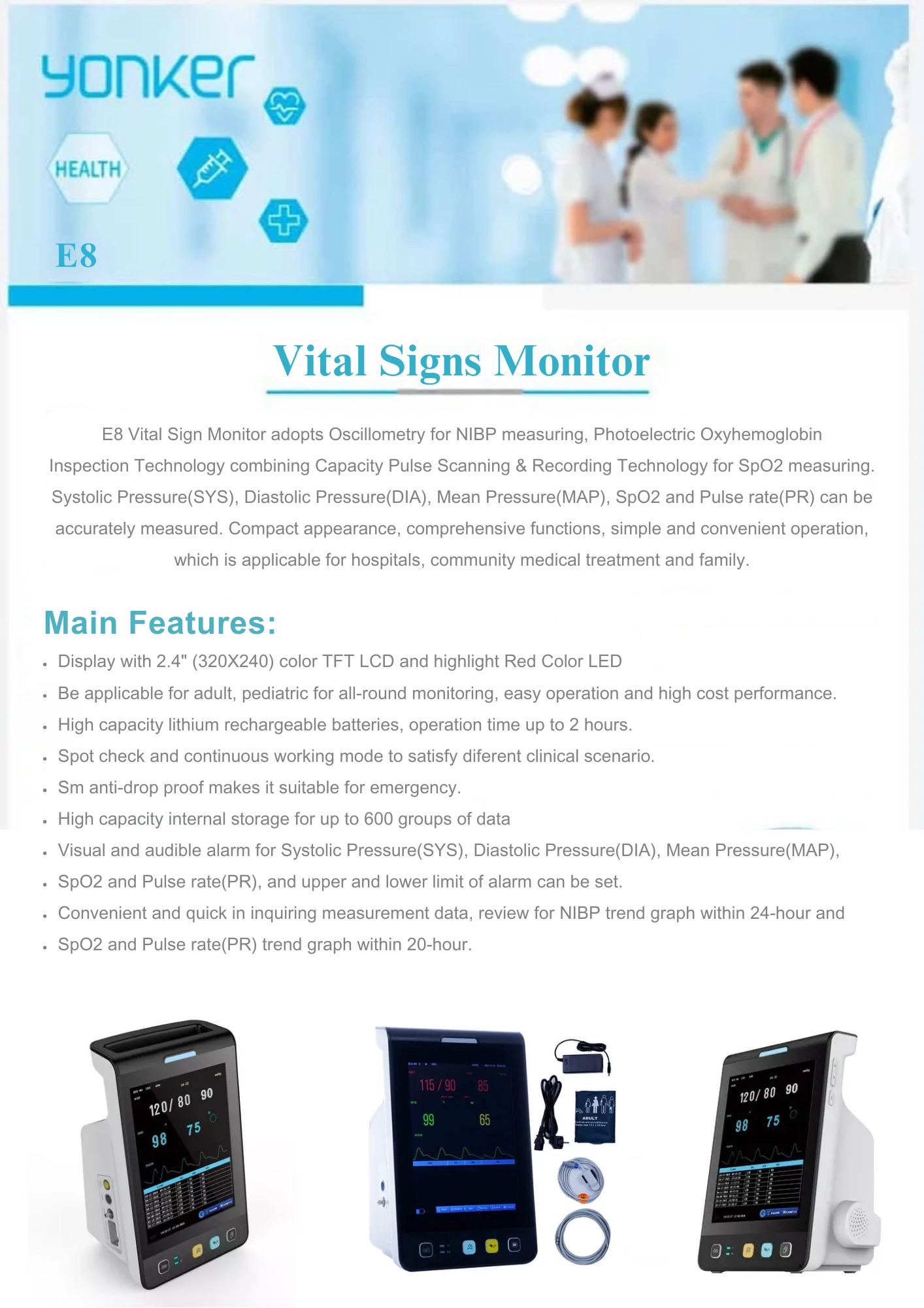 E8 Yonker 3 Para Monitor